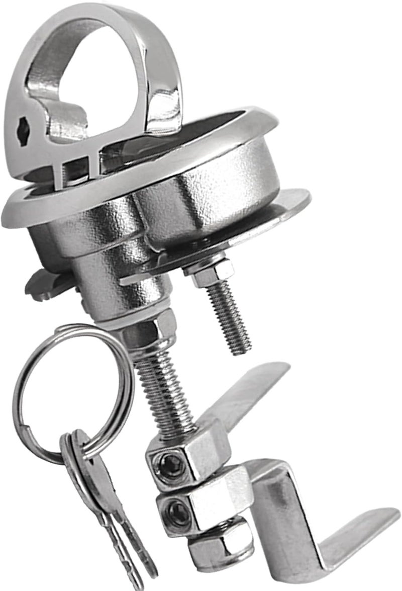 YANYUCB Boat Cam Latches,316 Stainless Steel Hatch Latch with Back Plate & Adjustable Arm (2pcs) - Image 3